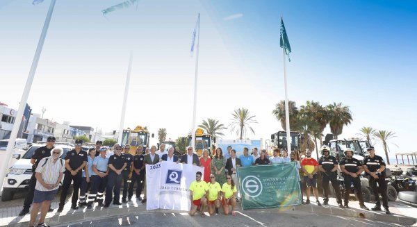 Marbella eleva a 18 las playas con el certificado ‘Q’ de calidad turística y se sitúa a la cabeza del ranking nacional 