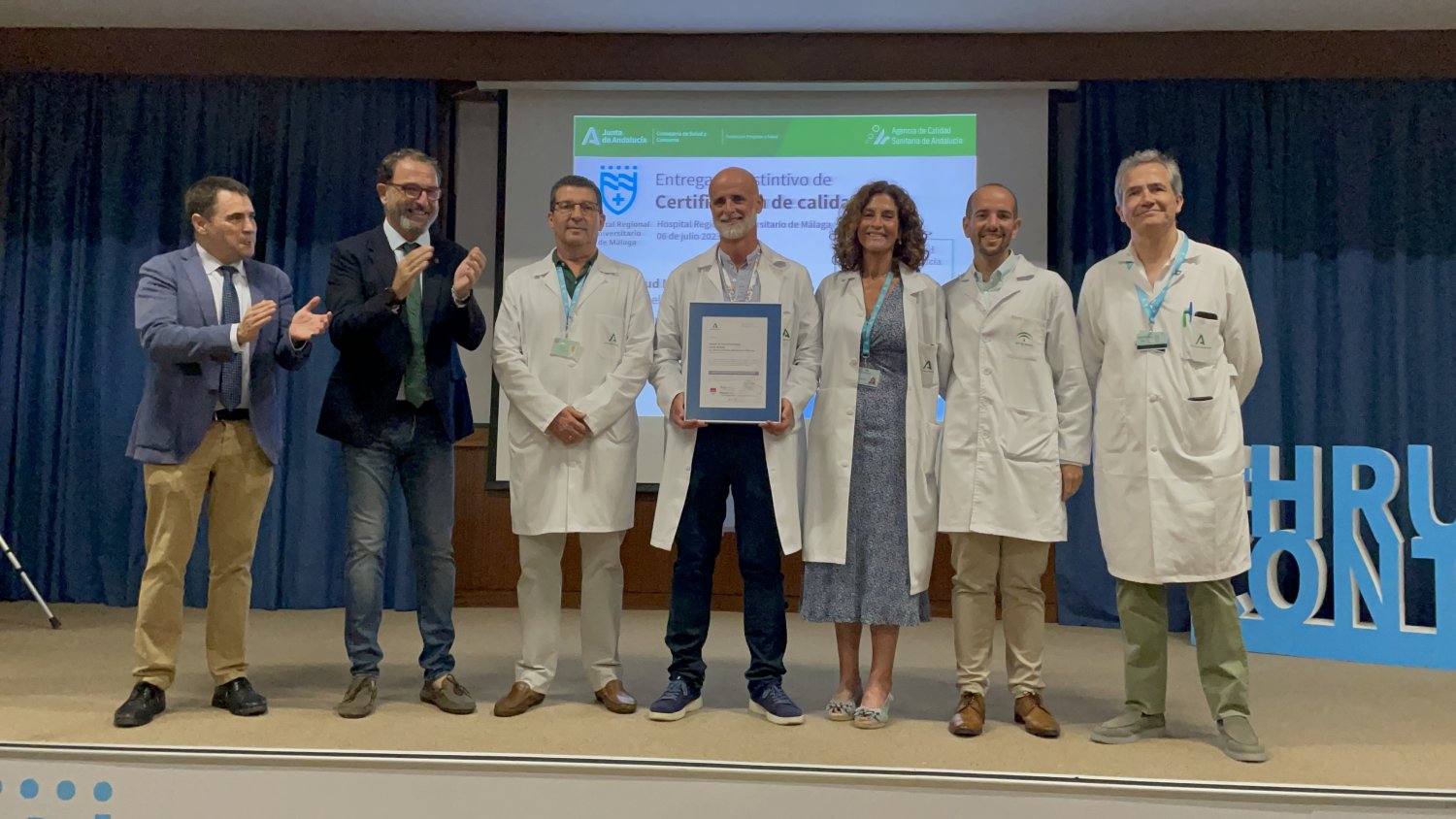 La Unidad de Salud Mental del Hospital Regional de Málaga recibe la certificación de calidad en nivel excelente