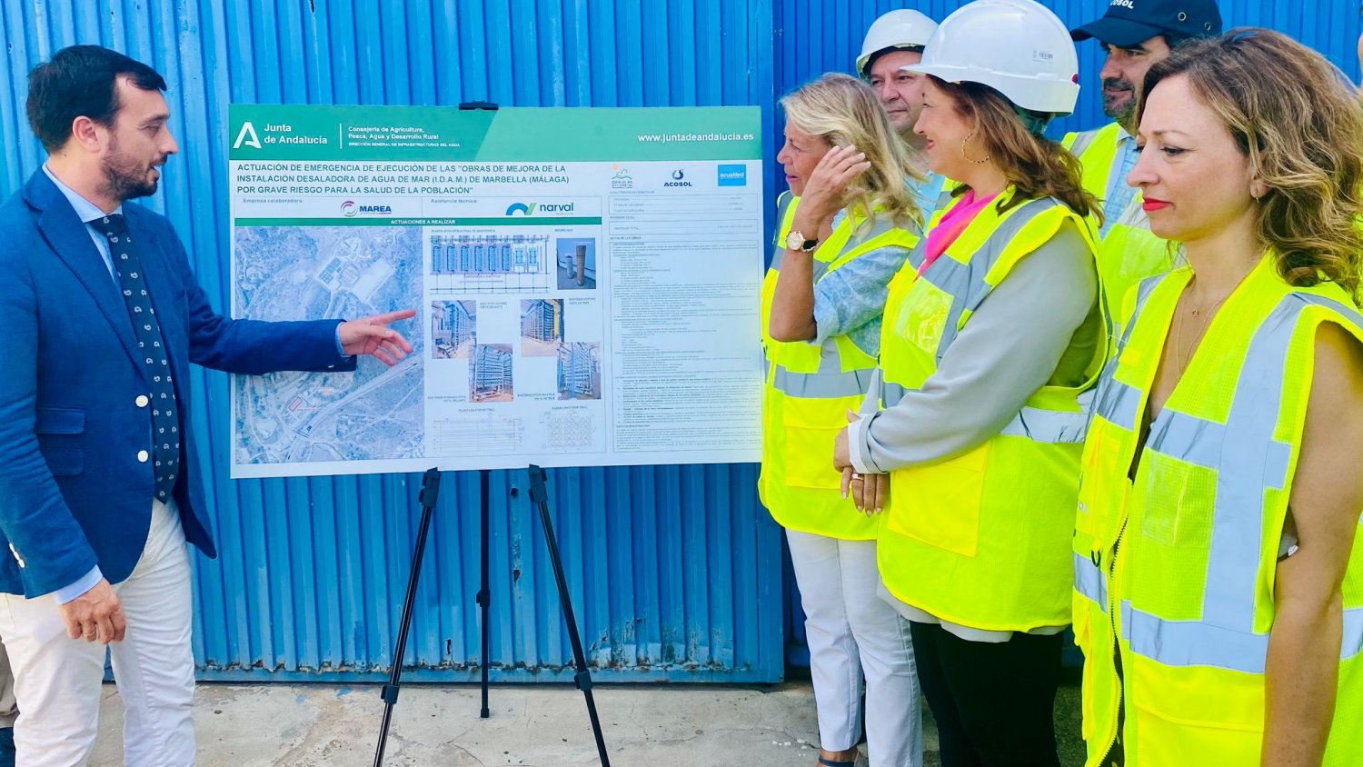 La duplicación del agua desalada en Marbella contribuirá a alcanzar el necesario equilibrio hídrico