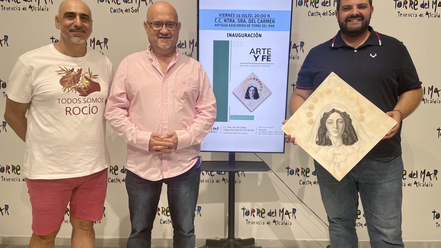 La Azucarera de Torre del Mar acoge una exposición cofrade en beneficio del Rocío de Vélez-Málaga
