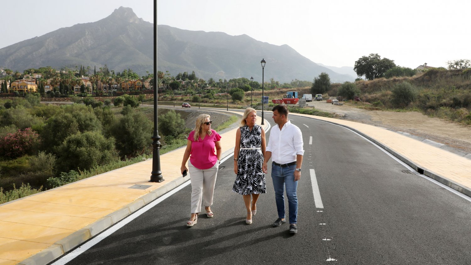 El Ayuntamiento de Marbella apuesta por la sostenibilidad y la movilidad en la urbanización La Capellanía 
