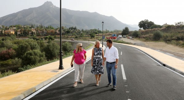 El Ayuntamiento de Marbella apuesta por la sostenibilidad y la movilidad en la urbanización La Capellanía 