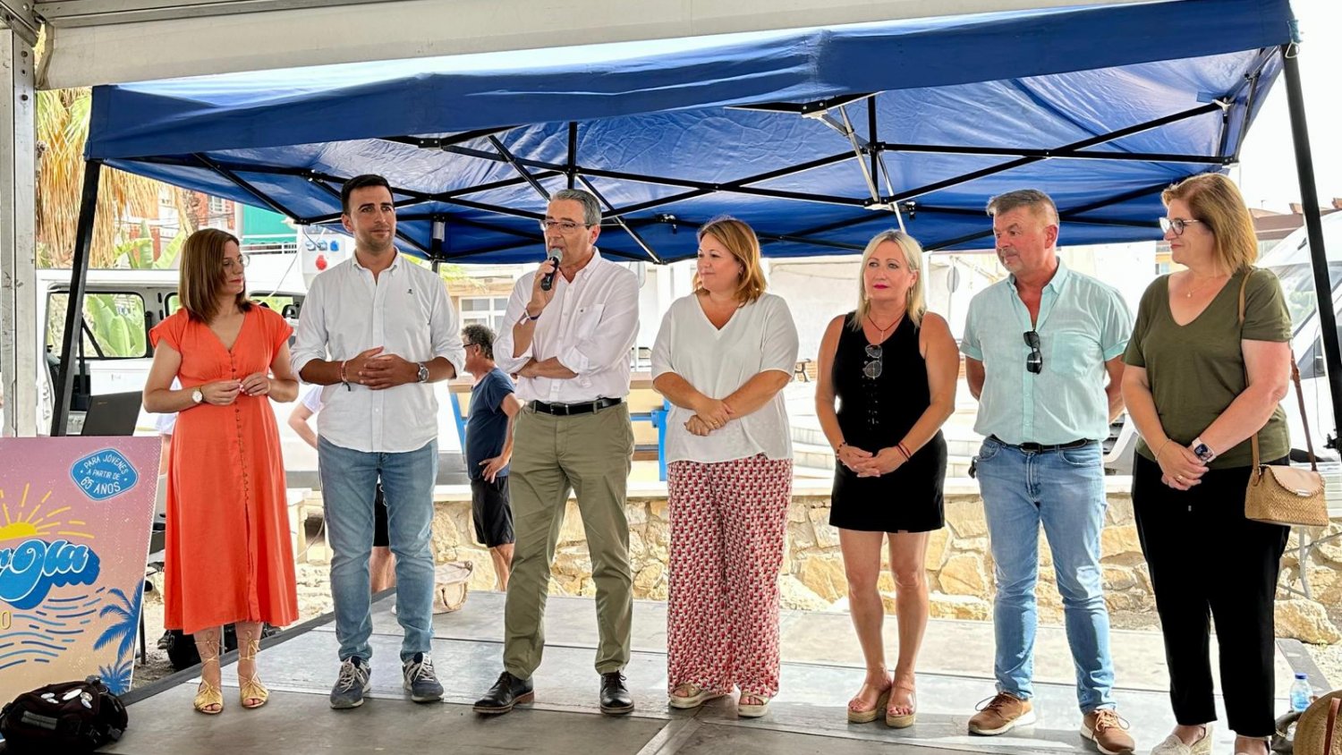 Casi 400 mayores de 14 municipios participan en un encuentro de La Gramola en Algarrobo Costa