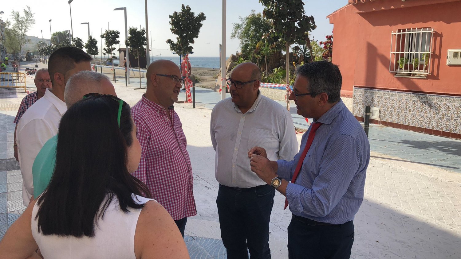 Primera visita institucional y encuentro de Francisco Salado con el alcalde de Vélez-Málaga