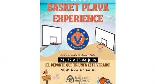 Rincón de la Victoria acoge el III Torneo Basket Playa para más de un centenar de jugadores