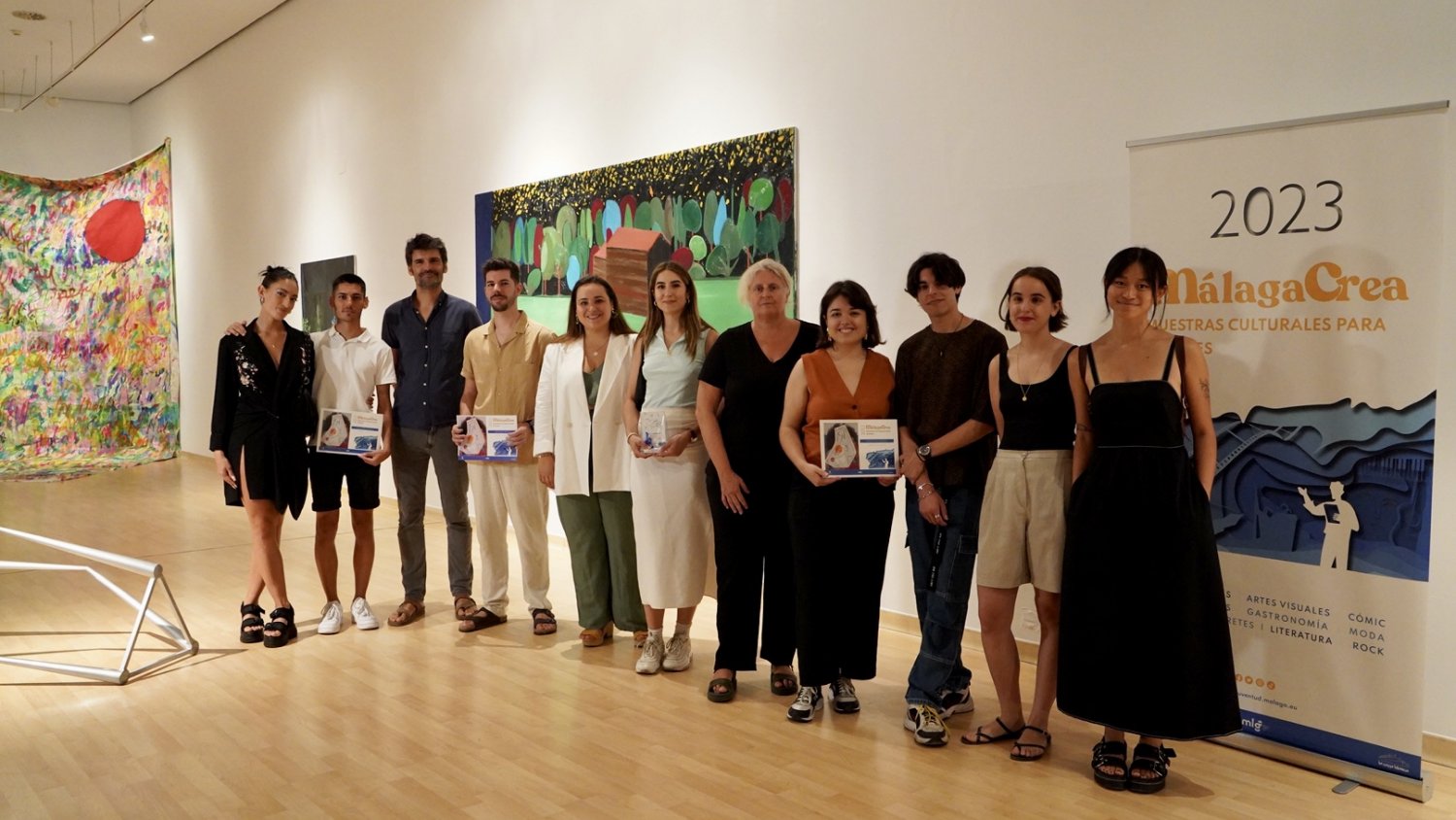 La Muestra Joven de Artes Visuales 'MálagaCrea' 2023 entrega los Premios de la edición de este año