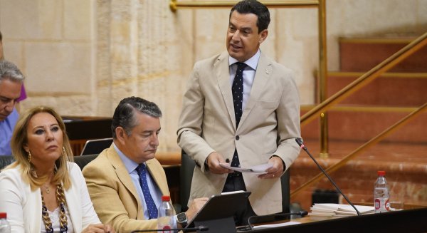 Moreno incide en la singularidad de Andalucía y pide a la UE criterios especiales para realizar obras hidráulicas