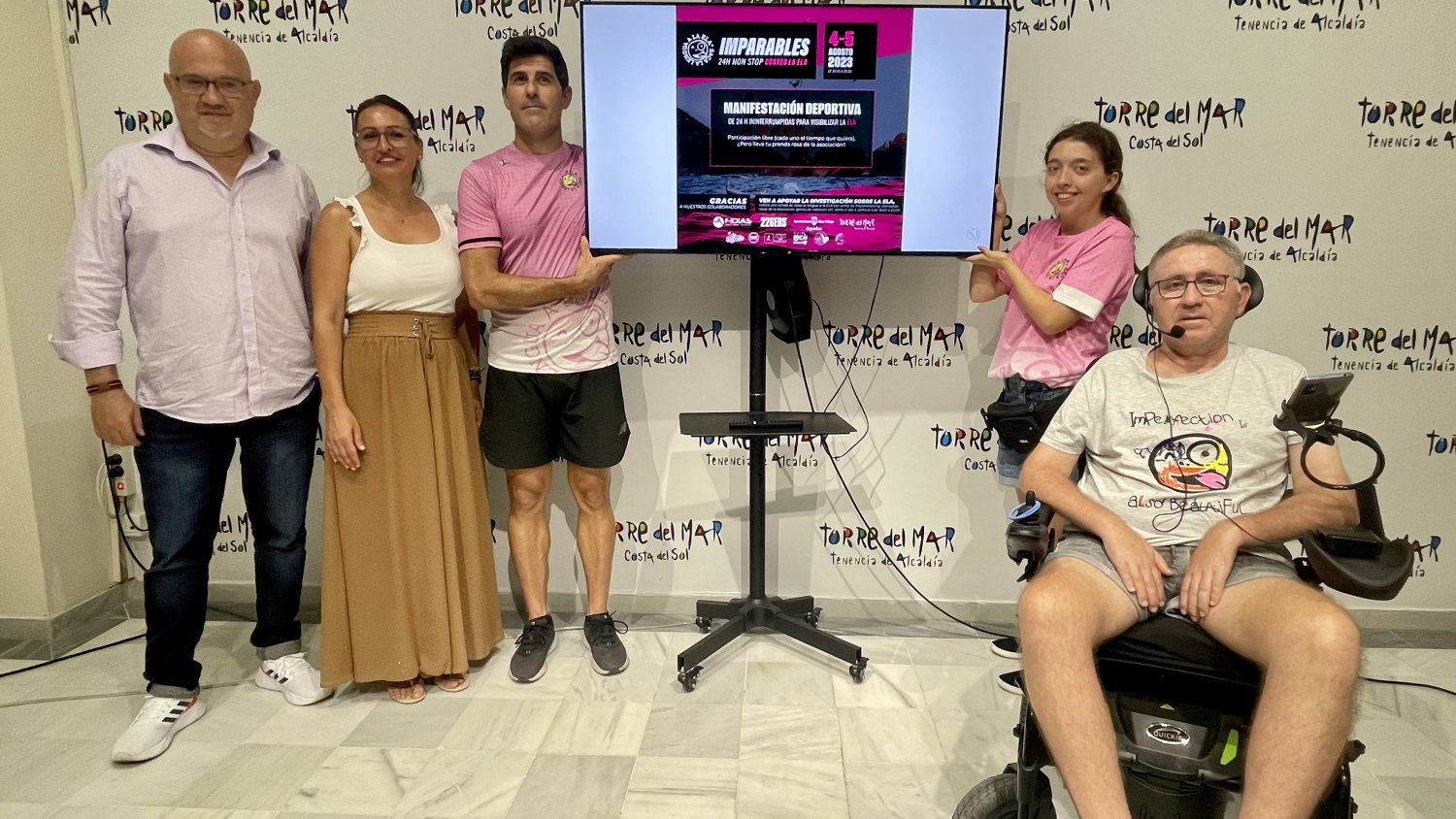Torre del Mar presenta 'Imparables', un nuevo reto deportivo contra la enfermedad de la ELA