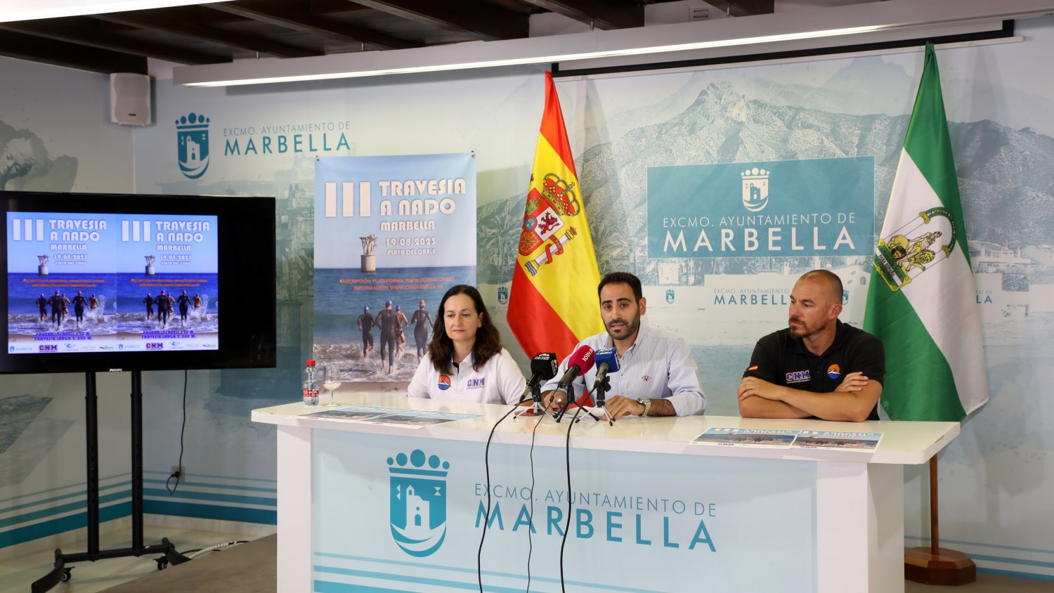 La playa El Cable alberga la III Travesía a Nado de Marbella 