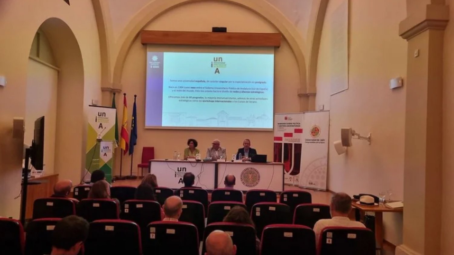 El rector subraya el carácter internacional de la UNIA y su papel en la transferencia del conocimiento en Iberoamérica y el Magreb