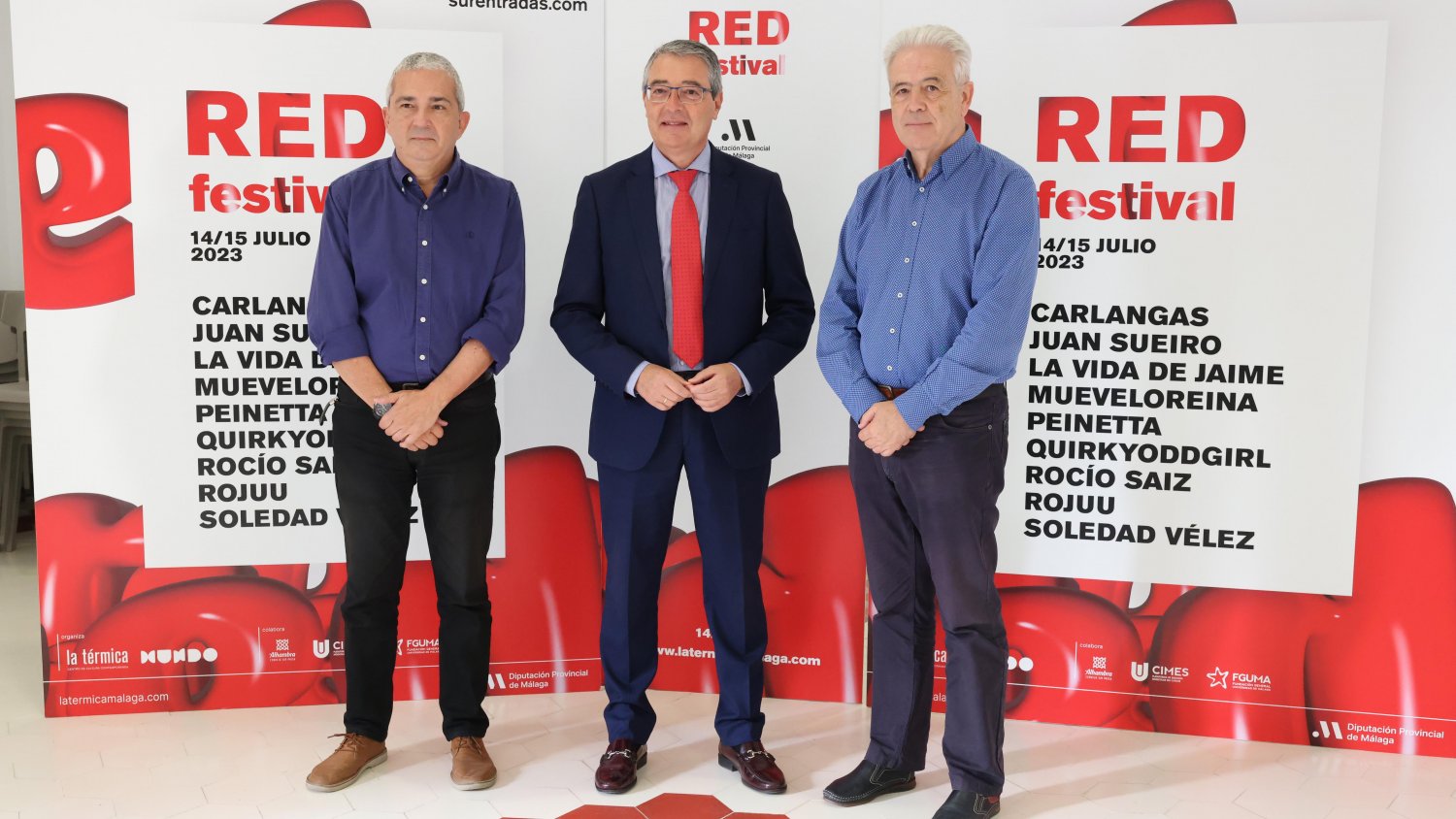Diputación entrega parte de la recaudación del RED Festival de La Térmica a la investigación contra el cáncer