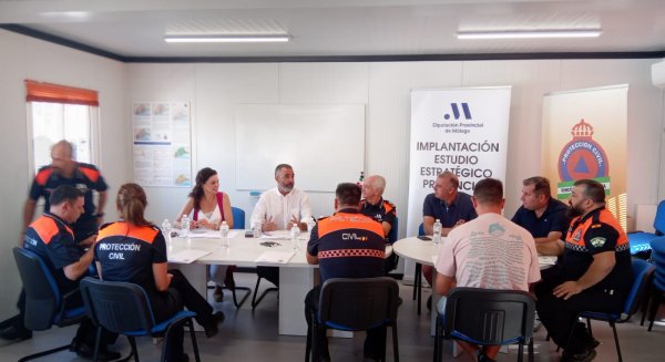 Encuentro de coordinación en la Axarquía sobre el plan estratégico de actuación ante riesgos extraordinarios