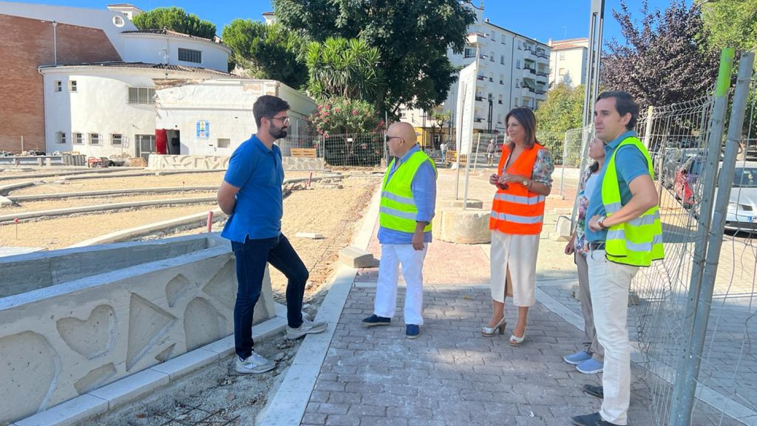 Las obras de desarrollo urbanístico de la antigua piscina municipal de Ronda se encuentran al 50% 