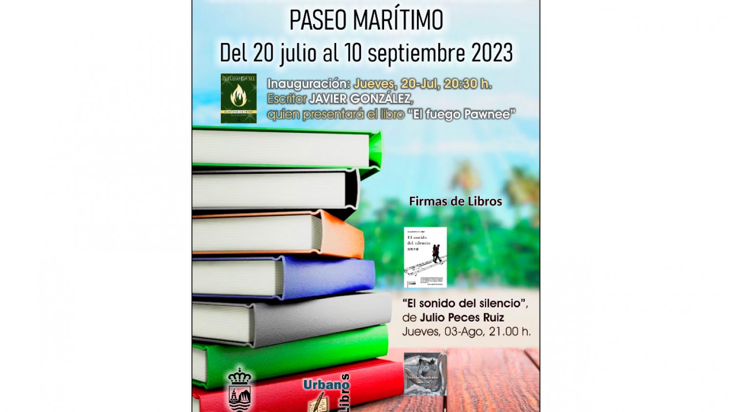 La XXVIII Feria del Libro acoge en agosto la presentación de las nuevas obras literarias de Julio Peces Ruíz y Teresa Floro