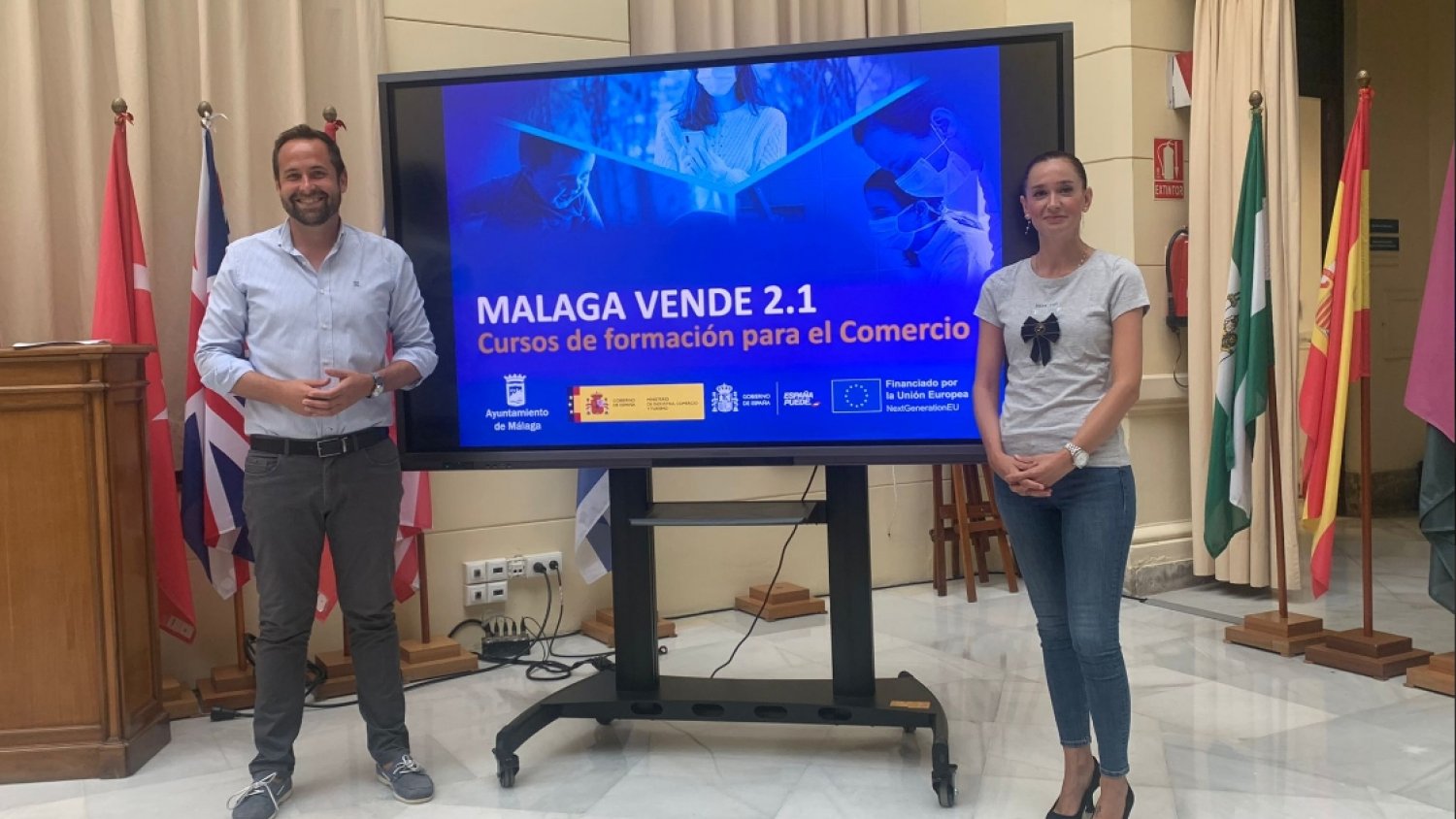 El Ayuntamiento lanza un programa de formación para el comercio en el marco del proyecto 'Málaga Vende 2.1'