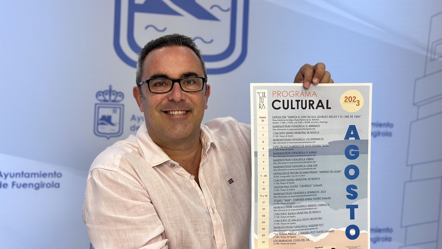 El parque de España, escenario principal de las actividades de  la programación cultural de agosto en Fuengirola