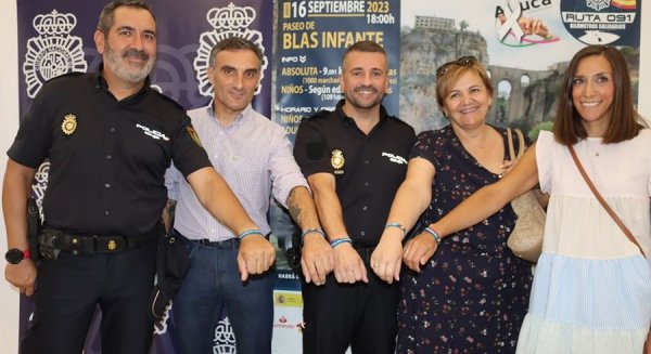 El Ayuntamiento colabora con la primera carrera solidaria 'Ruta091' que se celebrará en Ronda, organizada por la Policía Nacional 