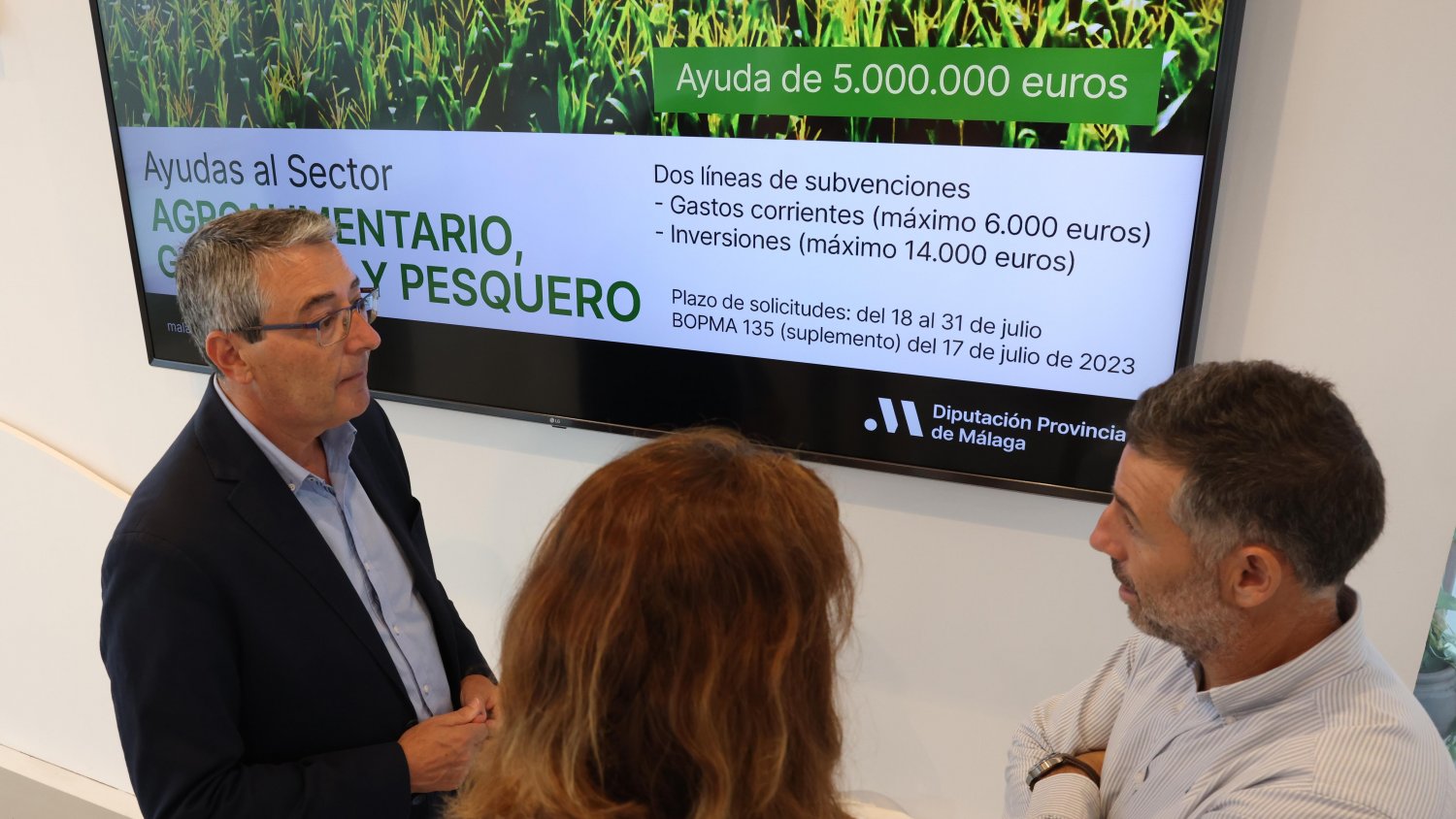 Diputación recibe 2.000 solicitudes de agricultores, ganaderos y pescadores para optar al plan de ayudas