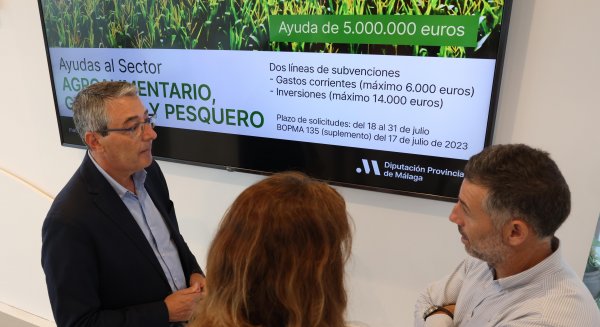 Diputación recibe 2.000 solicitudes de agricultores, ganaderos y pescadores para optar al plan de ayudas