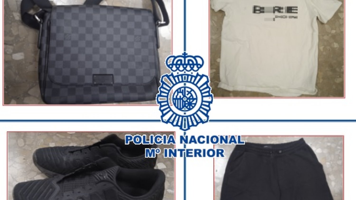 La Policía Nacional detiene al responsable del robo de dos muestrarios de joyas valoradas en 60.000 euros