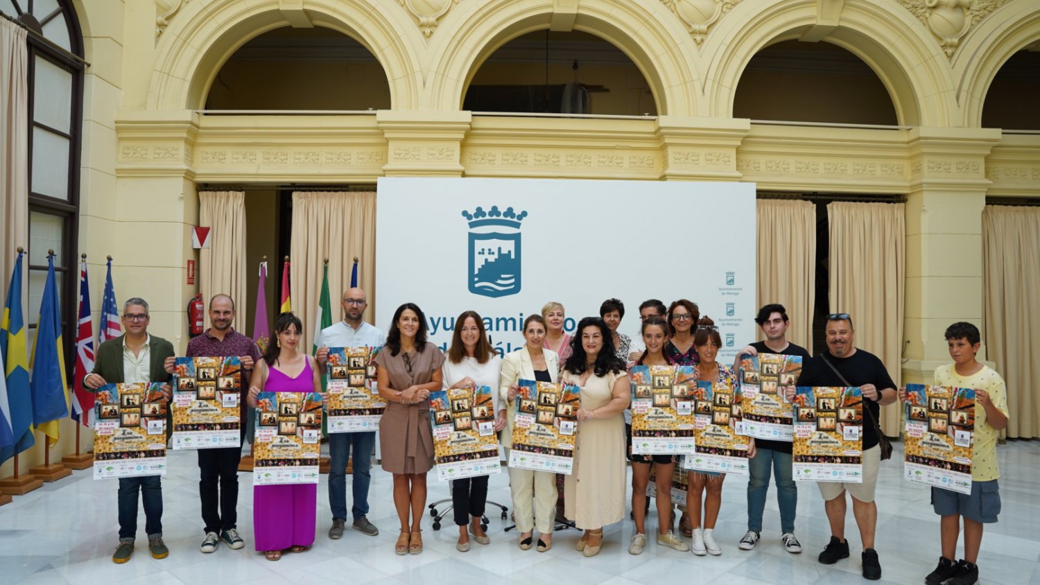 El Castillo de Gibralfaro acoge la obra 'Los Pergaminos' para celebrar la X edición de los Clásicos Solidarios