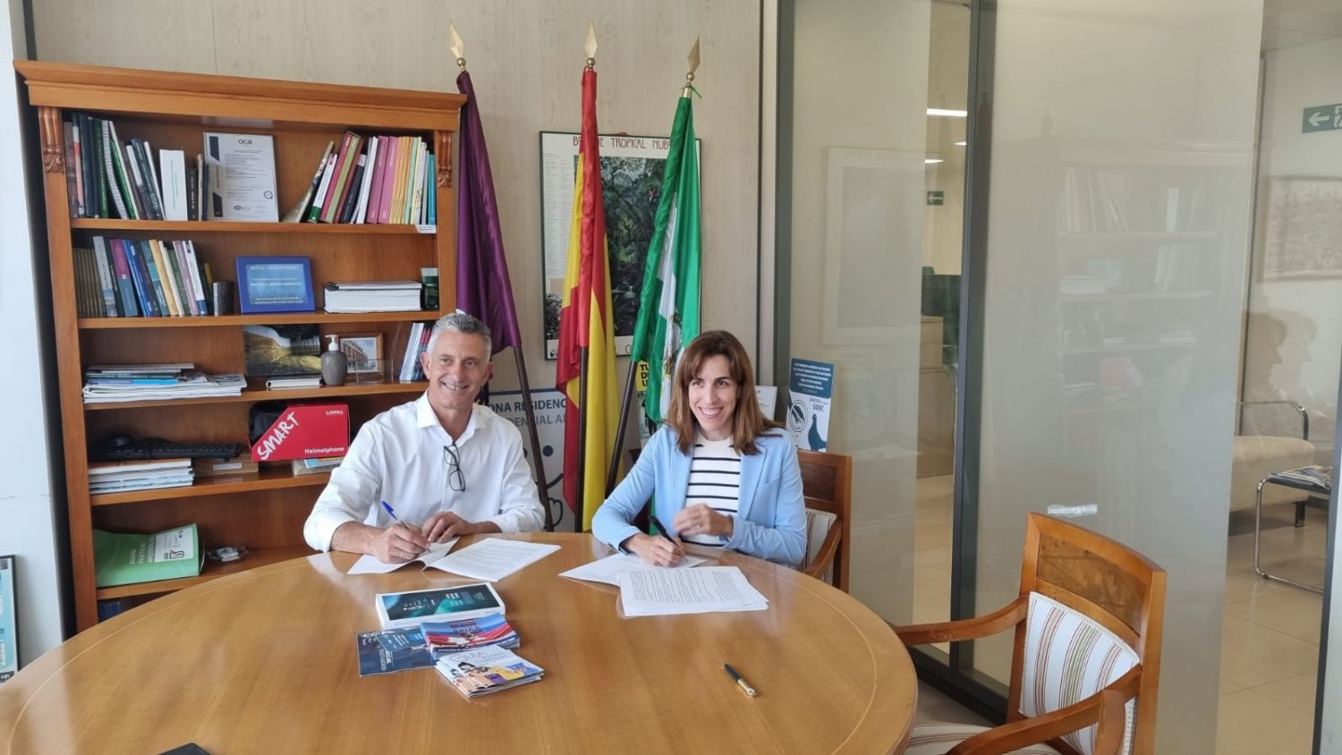 El Ayuntamiento firma un convenio de colaboración con la Fundación Aula del Mar del Mediterráneo
