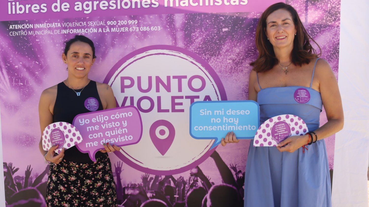 El recinto ferial contará con un 'Punto Violeta' durante las fiestas de Pedro Romero para asistir e informar a las mujeres 