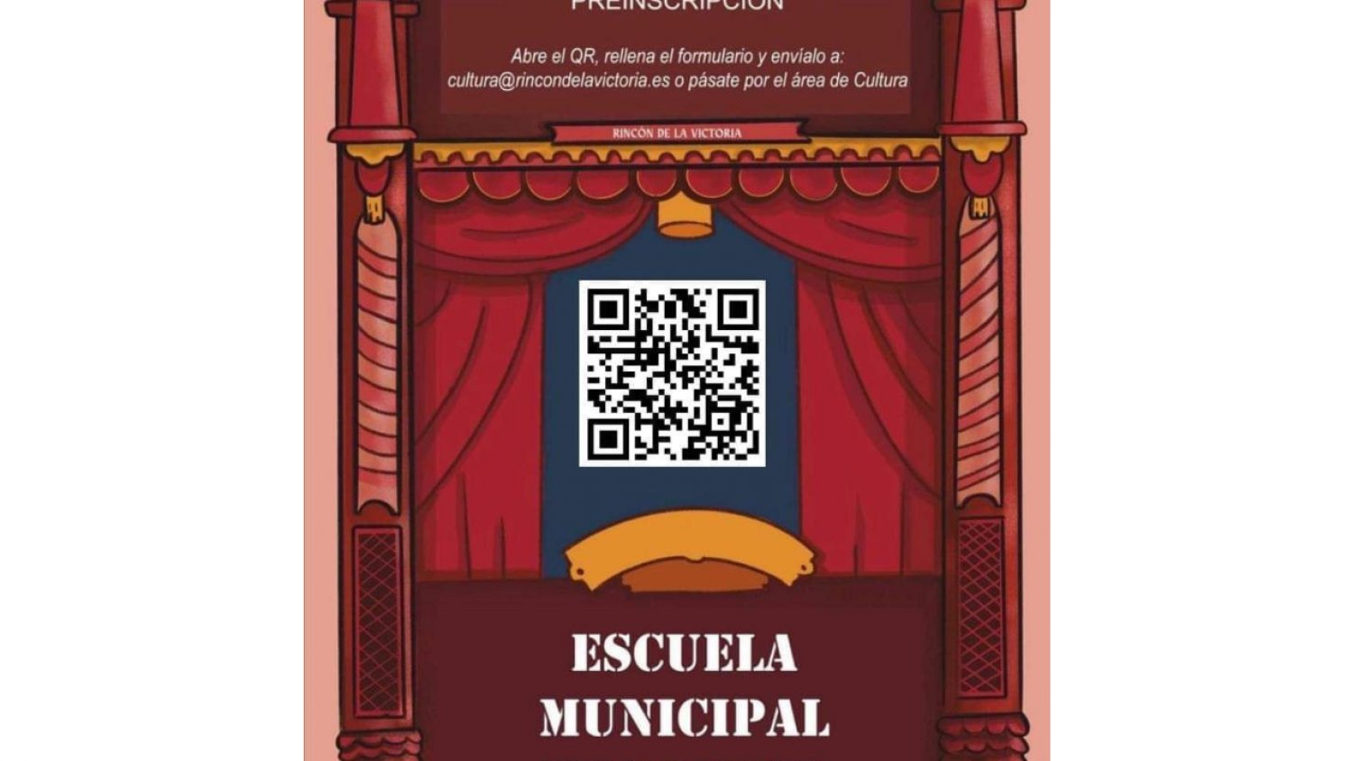 La Concejalía de Cultura abre el plazo de preinscripción de la Escuela Municipal de Teatro de Rincón de la Victoria