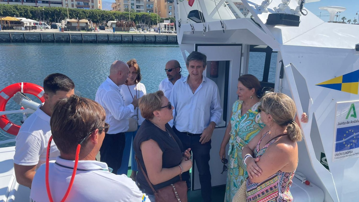 La consejera de Pesca presenta en Adra las nuevas embarcaciones de inspección pesquera