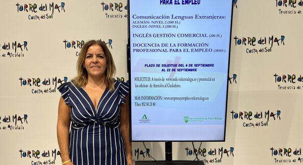 Empresa y Empleo anuncia la convocatoria de nuevos cursos de formación profesional en Vélez-Málaga