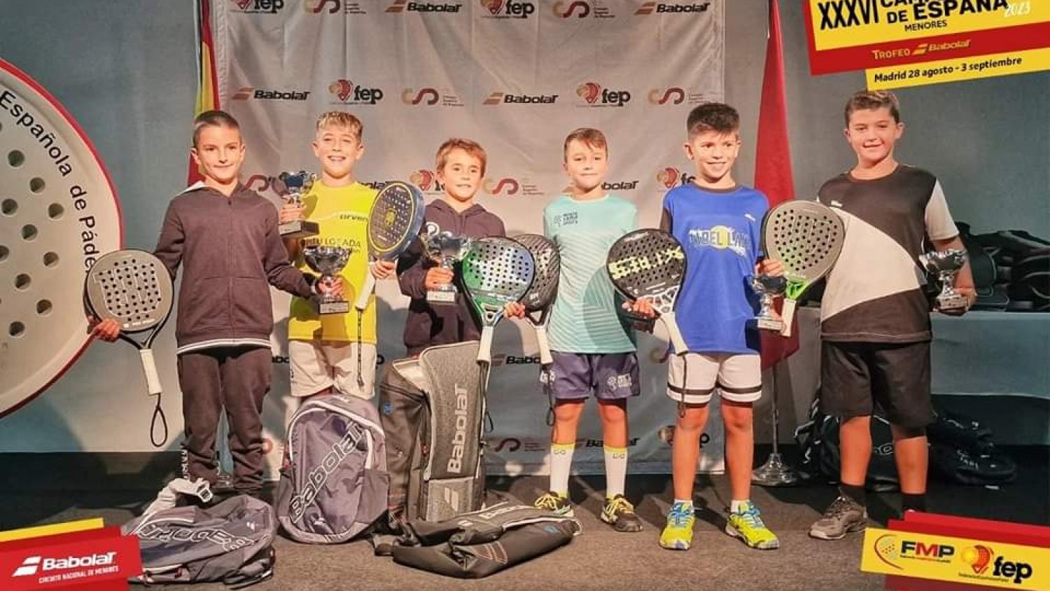 El torremolinense Eduardo Mari Gutiérrez se proclama en Madrid campeón de España de pádel en categoría benjamín