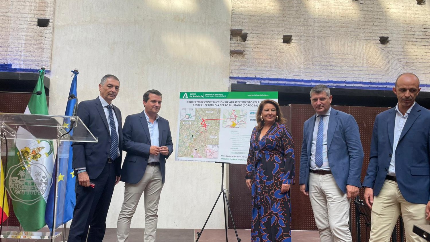 Crespo señala el proyecto de abastecimiento de Cerro Muriano, 'clave para el equilibrio hídrico en Córdoba'
