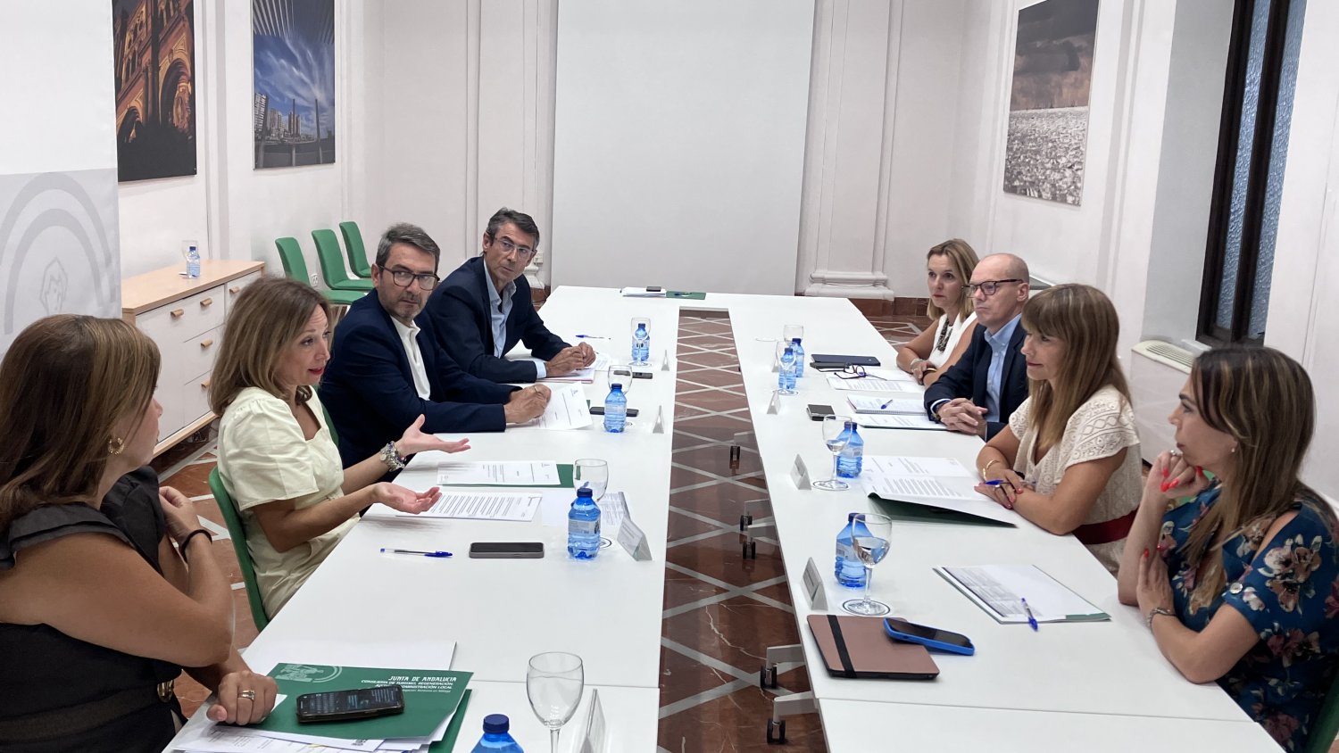Soluciones frente a la sequía y los nuevos proyectos para Málaga centran la reunión de coordinación de delegados de la Junta 