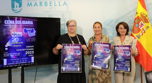 El Ayuntamiento destaca “el gran legado” de la Asociación Marbella Voluntaria, que conmemorará sus ’20 años llenando corazones’ 