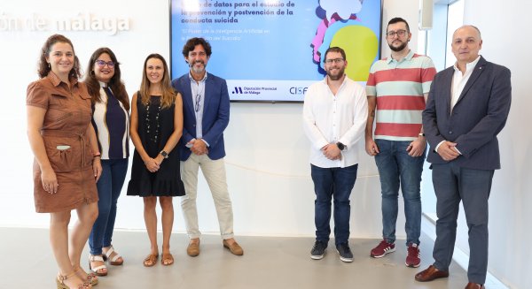 Diputación y la UMA crearán el primer banco de datos sobre el suicidio a nivel nacional para trabajar en su prevención