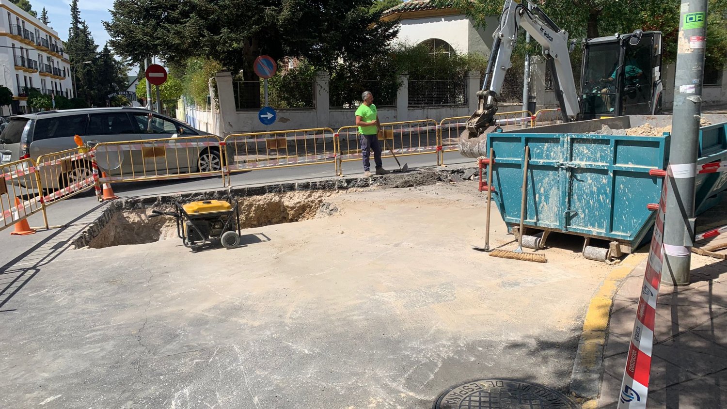 Arrancan las obras para garantizar el suministro de agua de Ronda en caso de avería