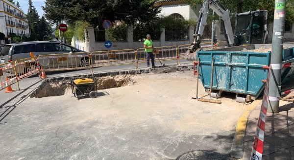 Arrancan las obras para garantizar el suministro de agua de Ronda en caso de avería