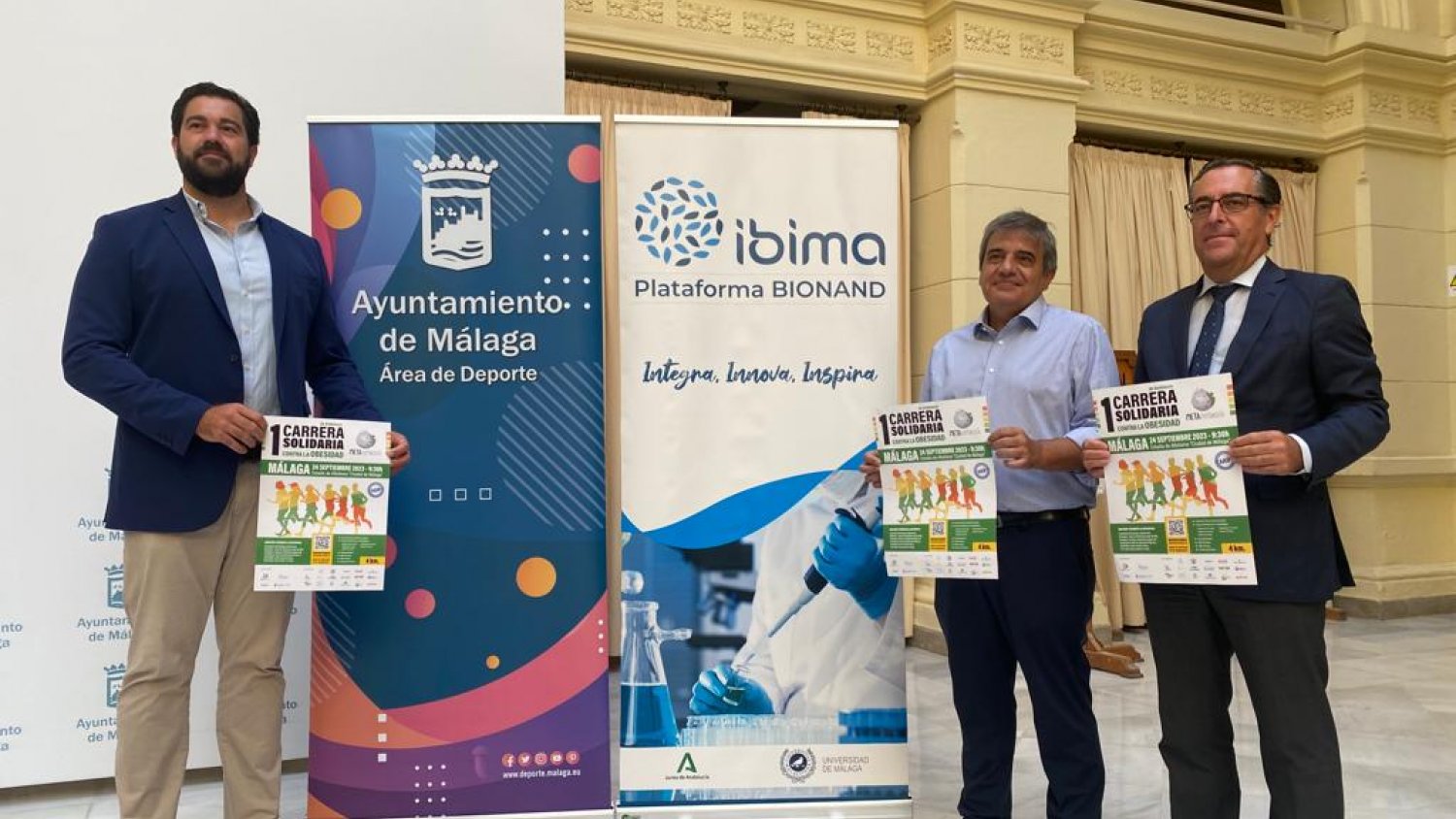 IBIMA Plataforma Bionand y el Ayuntamiento de Málaga organizan la primera carrera solidaria contra la obesidad