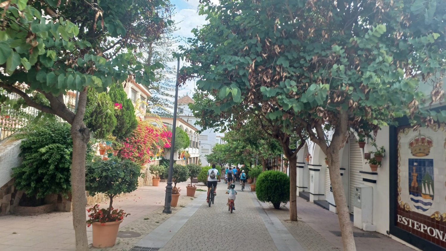 Casi 200 ciclistas participan en el noveno Día del Pedal en Estepona