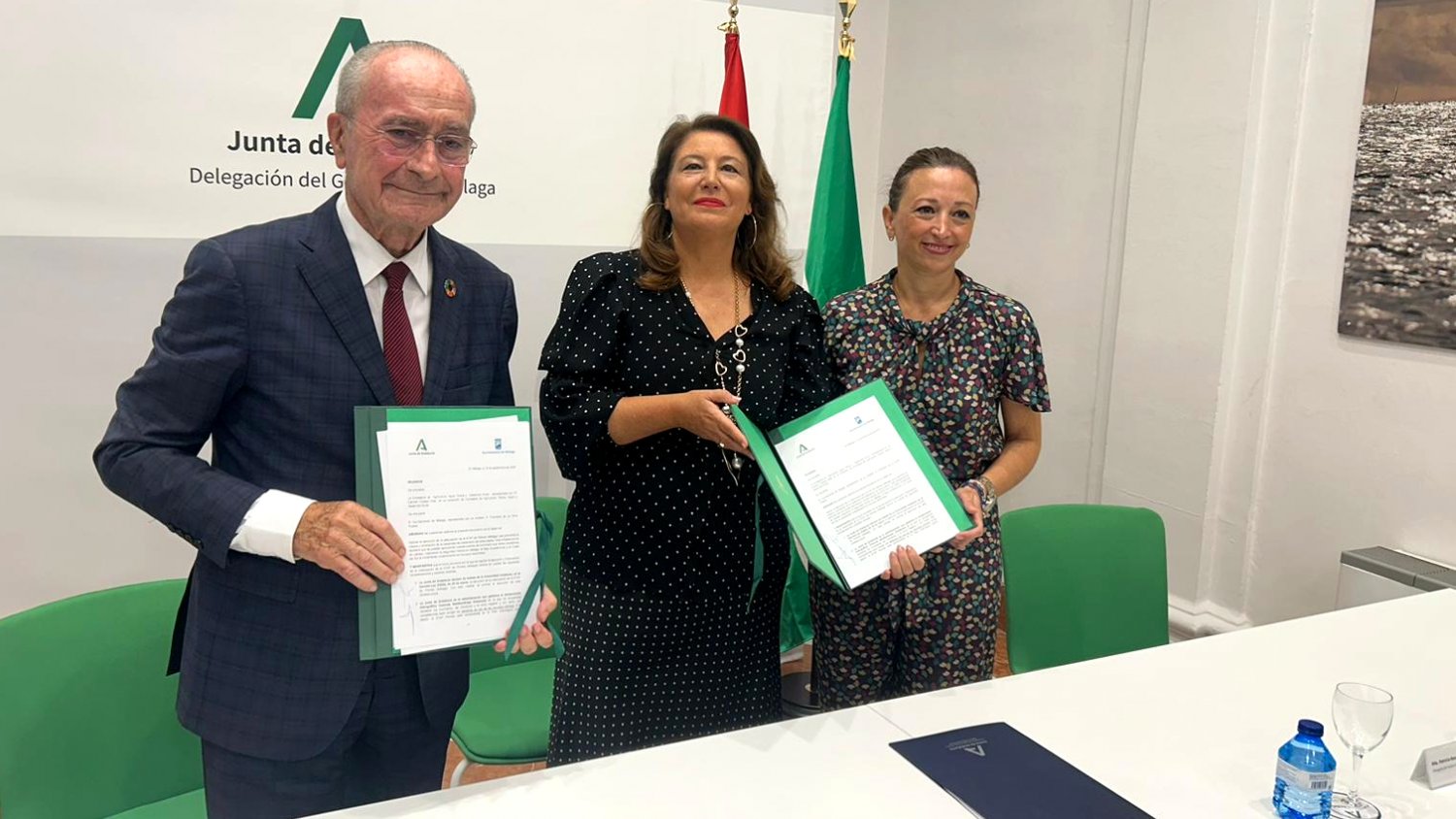 Junta y Ayuntamiento dan un paso decisivo para alcanzar el equilibrio hídrico en Málaga