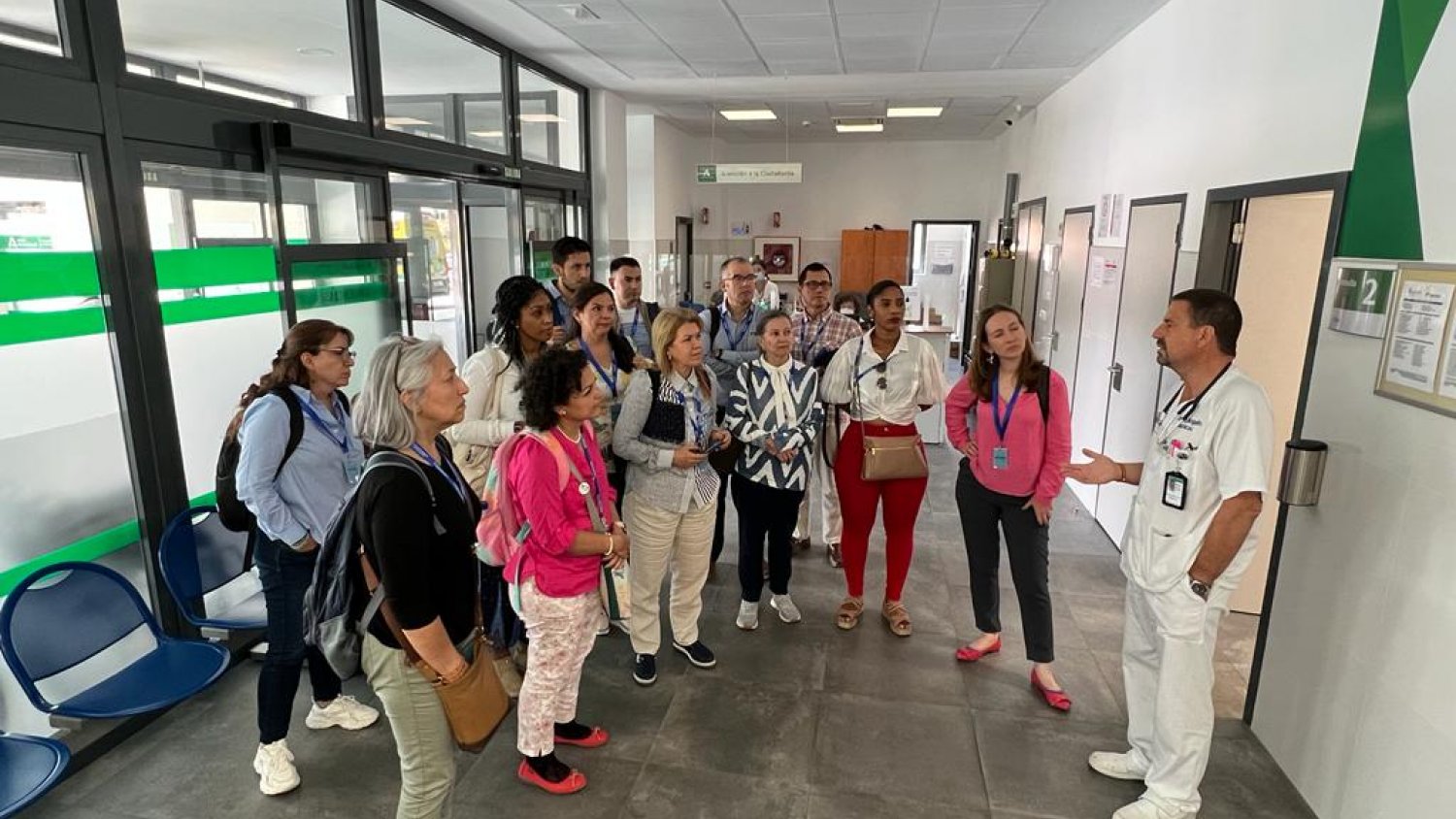 El Área Sanitaria Norte de Málaga – Antequera recibe la visita de catorce profesionales del Ministerio de Sanidad de Colombia 