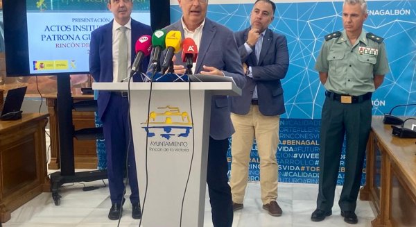 Rincón de la Victoria acoge los actos institucionales de la provincia con motivo de la festividad de la patrona de la Guardia Civil