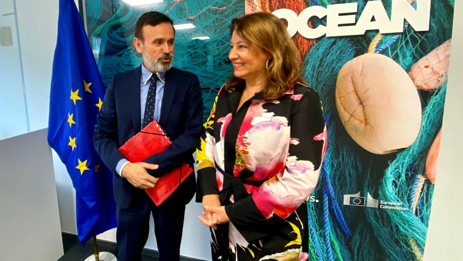 La consejera de Pesca subraya en Bruselas la importancia de fijar las TAC y cuotas cada 2 años