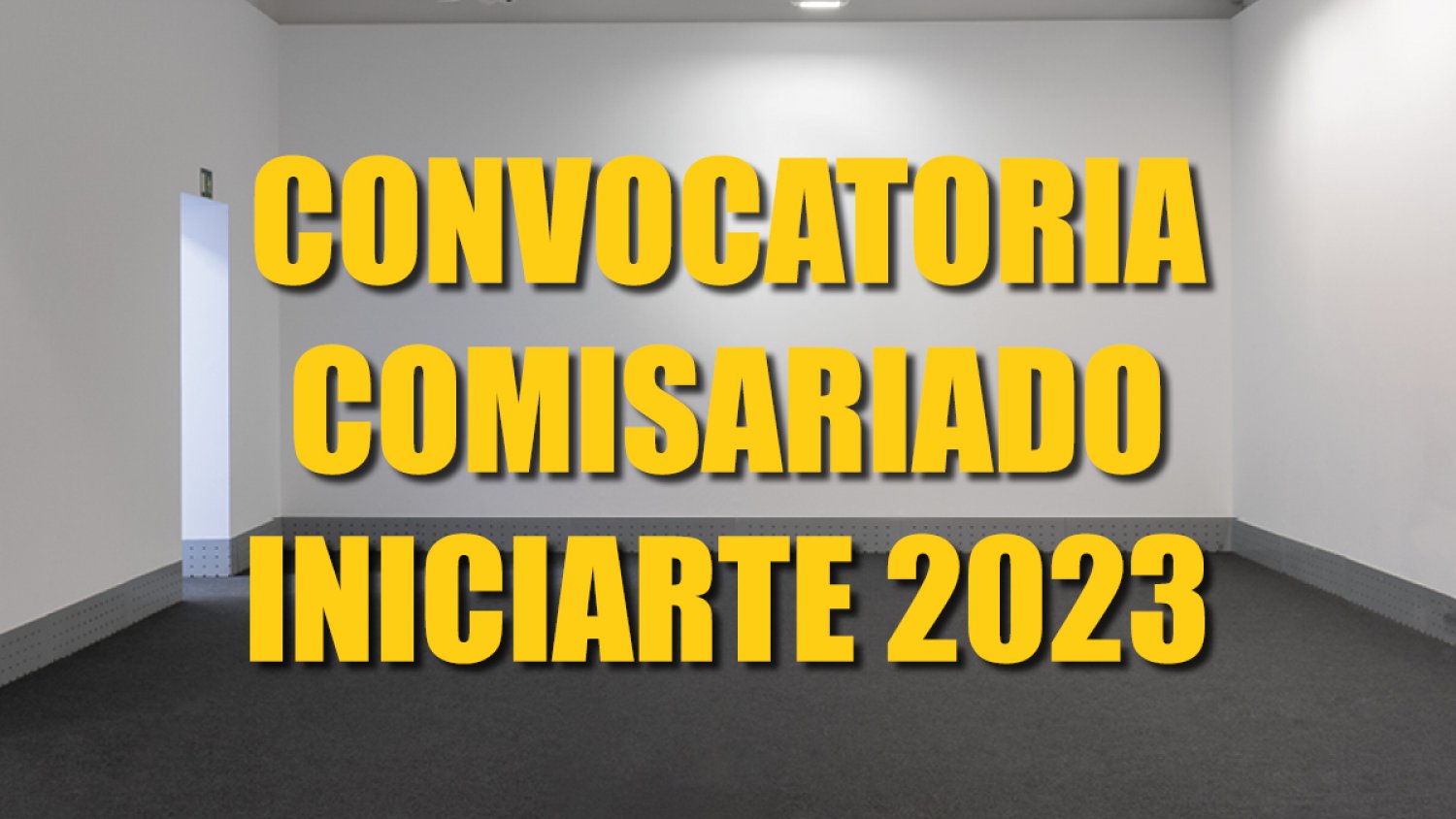 La Junta busca a un comisario artístico para las exposiciones de Iniciarte