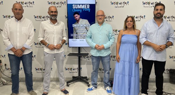 La sexta edición del Summer Closing Party de Torre del Mar contará con la actuación de Omar Montes