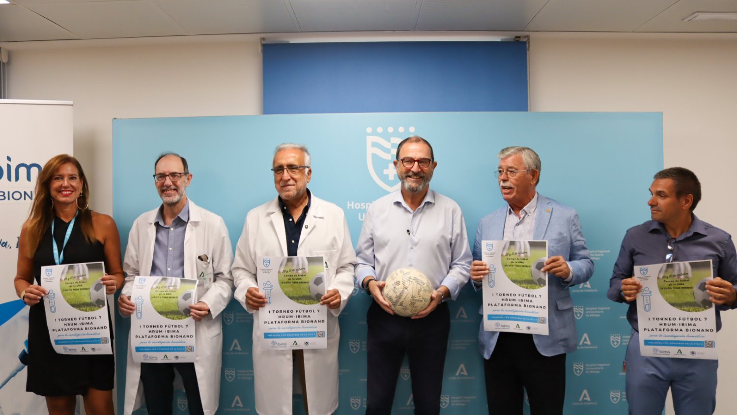El Hospital Regional de Málaga e IBIMA organizan un torneo de fútbol 7 en beneficio de la investigación biomédica