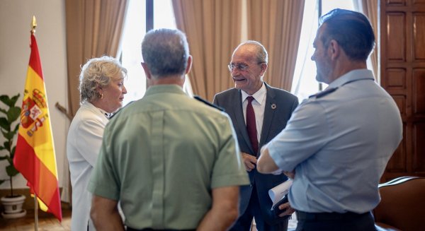 La Playa de la Malagueta acoge una prueba de natación del Consejo Internacional del Deporte Militar