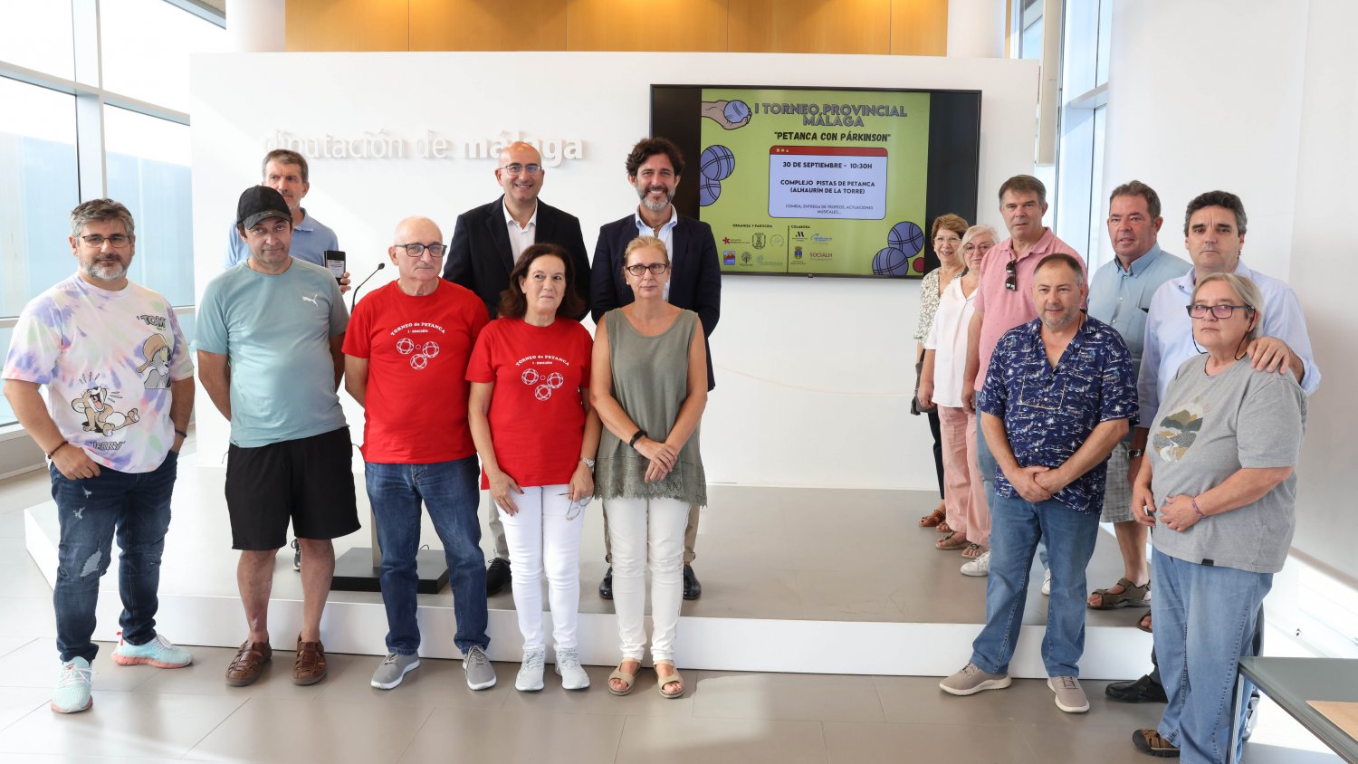 La Diputación de Málaga crea la primera edición del Torneo 'Petanca con Parkinson'
