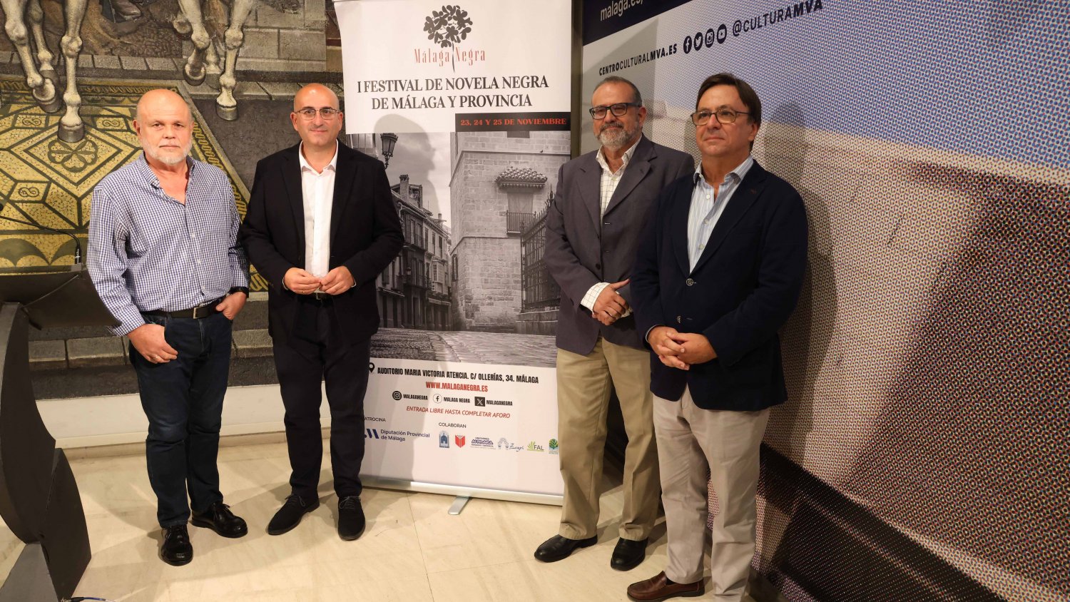 Firmas nacionales y autores locales en I Festival de Novela Negra de Málaga 