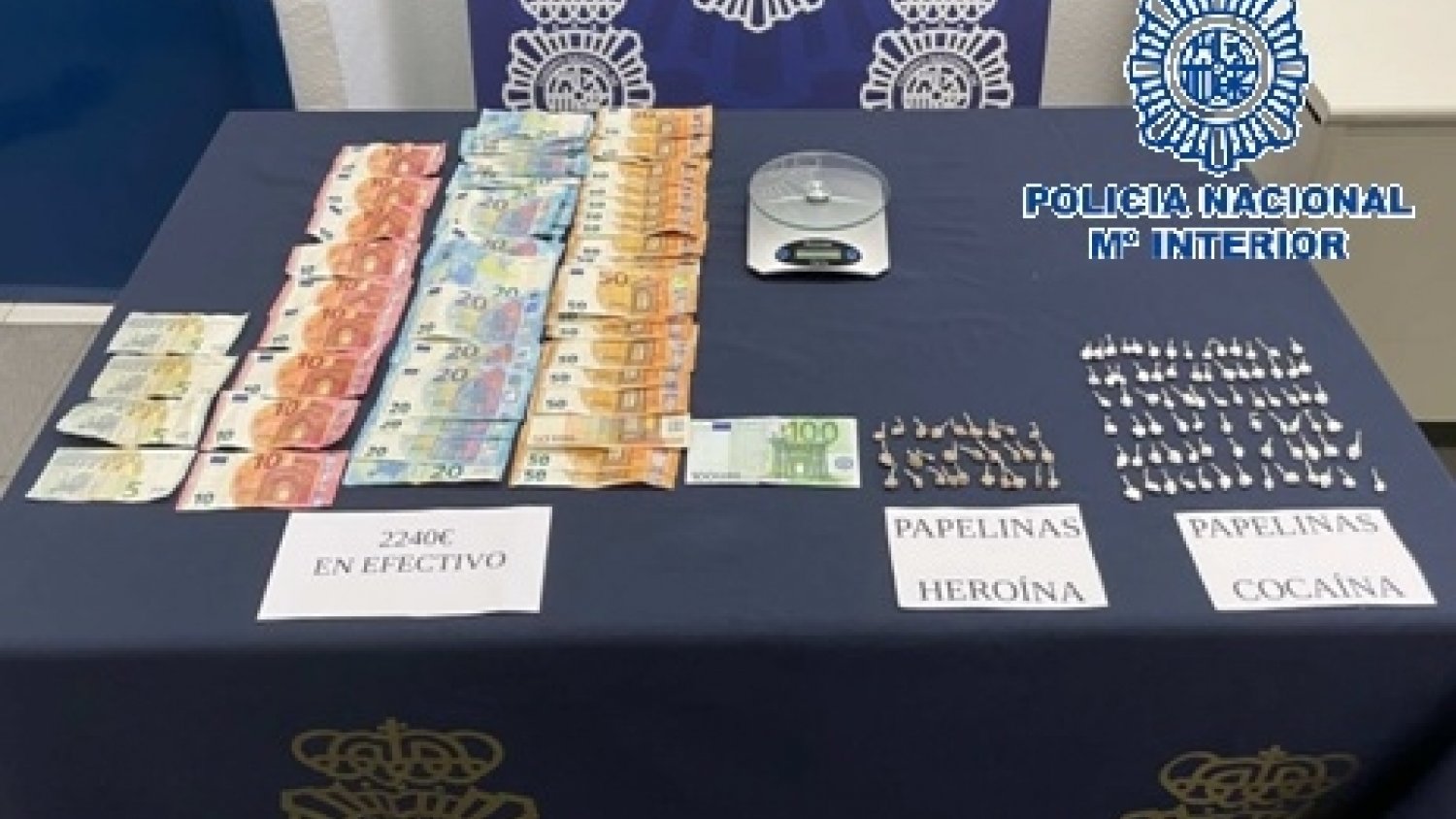 Desarticulado un punto de venta al menudeo de cocaína y heroína en una vivienda de Las Albarizas